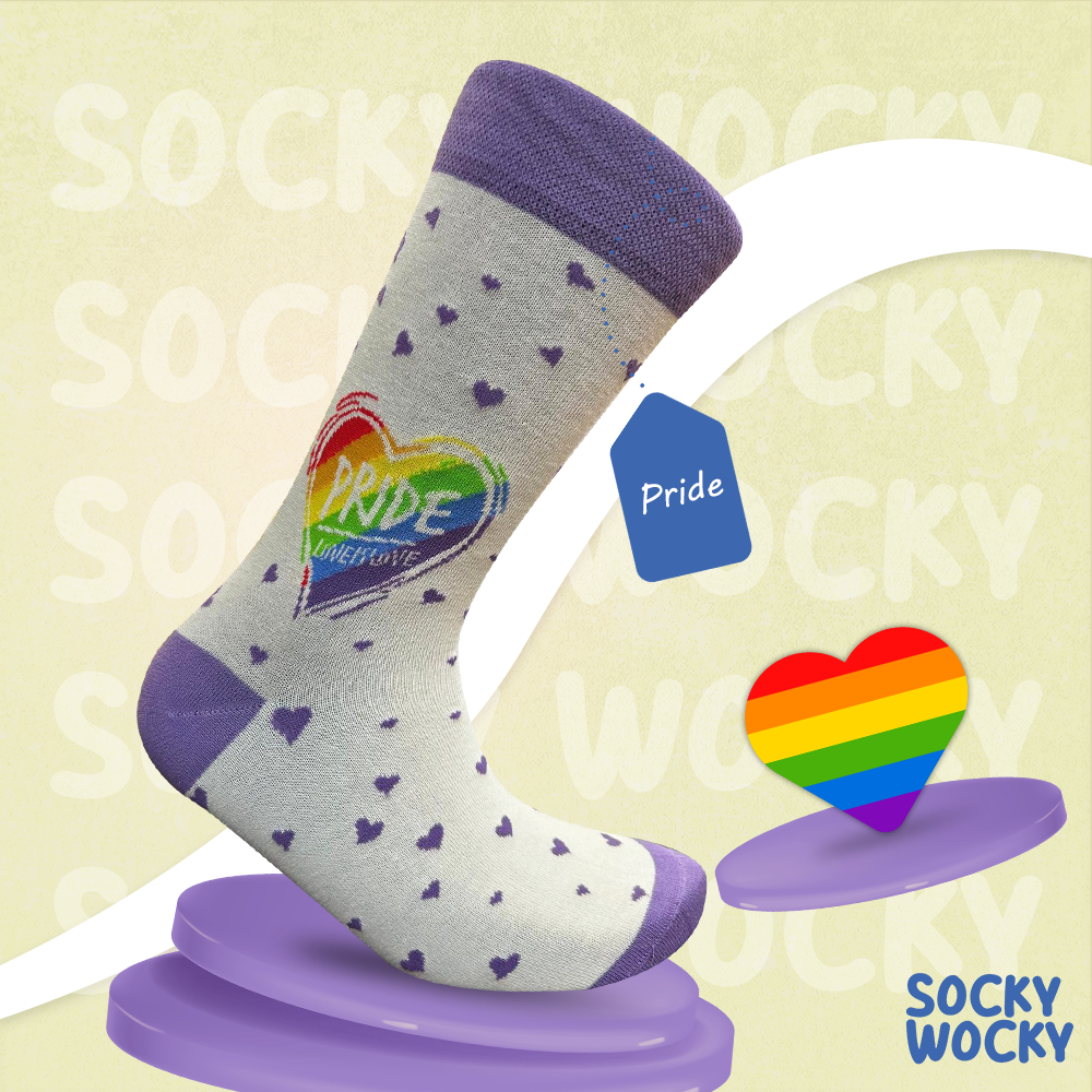 Pride Love Is Love Socks Equality Statement Edition